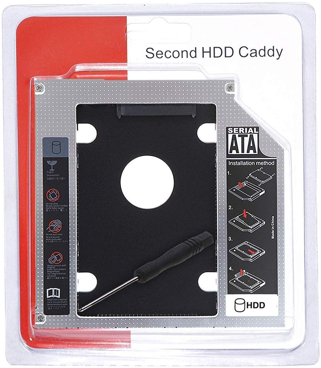 Second HDD Caddy 9.5mm – Versatile & Easy Storage Upgrade