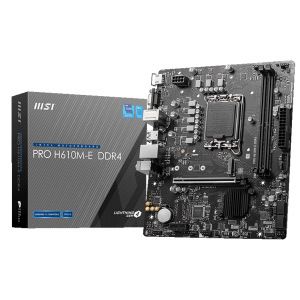 MSI Pro H610M-E Motherboard – Reliable Performance for Your PC Build