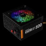 Gamdias KRATOS E1 RGB 500W Power Supply with RGB Lighting and 80 Plus Efficiency