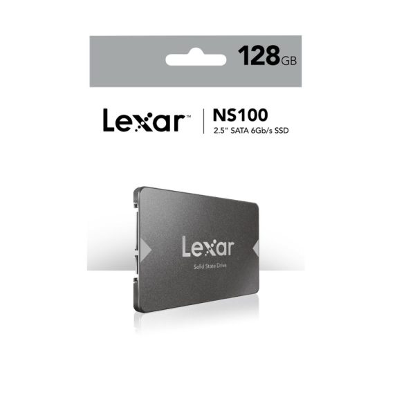 Lexar NS100 2.5” SATA III SSD – Front View