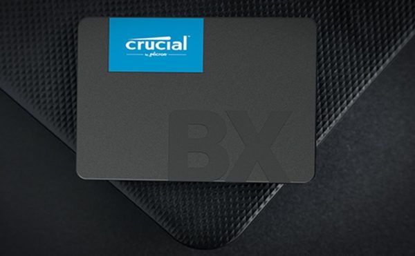 Crucial BX500 500GB SATA 2.5 SSD front view