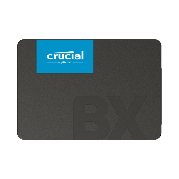 Crucial BX500 500GB SATA 2.5 SSD front view