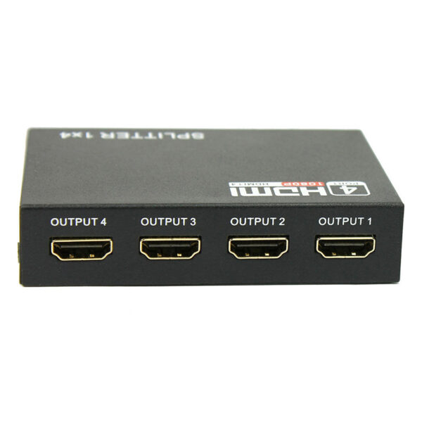 HDMI Splitter 4 Port 1in 4out – Effortless Multi-Screen Streaming