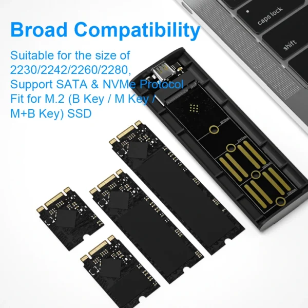 OSCOO OSND1 M.2 NVMe SSD Enclosure - Image 3