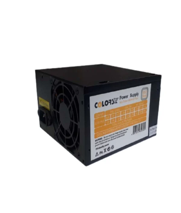 Colorsit 550W Desktop Power Supply | Reliable 550W PSU for Your Computer