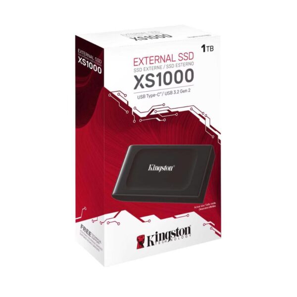 Kingston XS1000 1TB External SSD – Ultra-Compact, High-Speed Storage