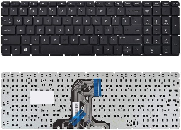 HP 15-AY/15-AC Laptop Keyboard – Durable Replacement Keypad