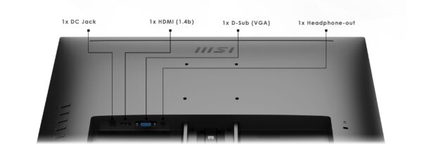 MSI PRO MP223 21.45-Inch FHD Professional Flat Monitor | Sharp and Clear Display - Image 3