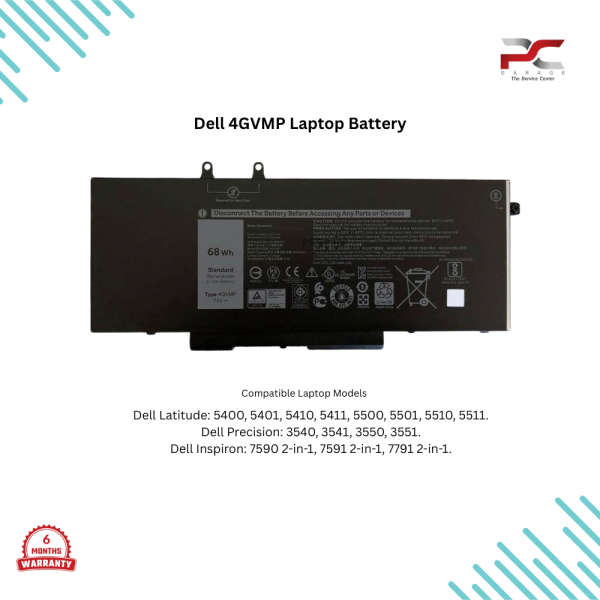 Dell 4GVMP Battery
