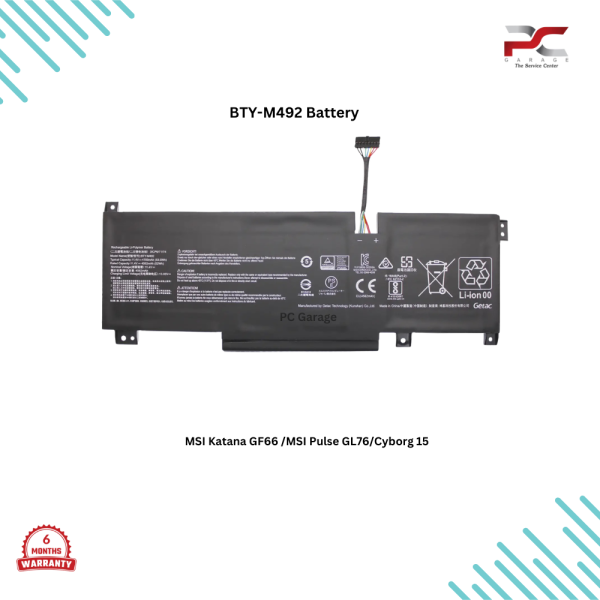 BTY-M492 Battery for MSI Cyborg 15 Gaming Laptop Replacement