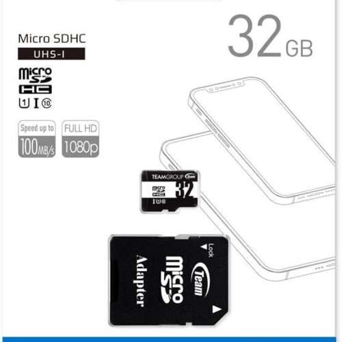 Team Group 32GB Micro SDHC Flash Memory Card High Speed Storage
