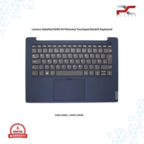 Lenovo IdeaPad S340-14 Palmrest Touchpad Backlit Keyboard Replacement