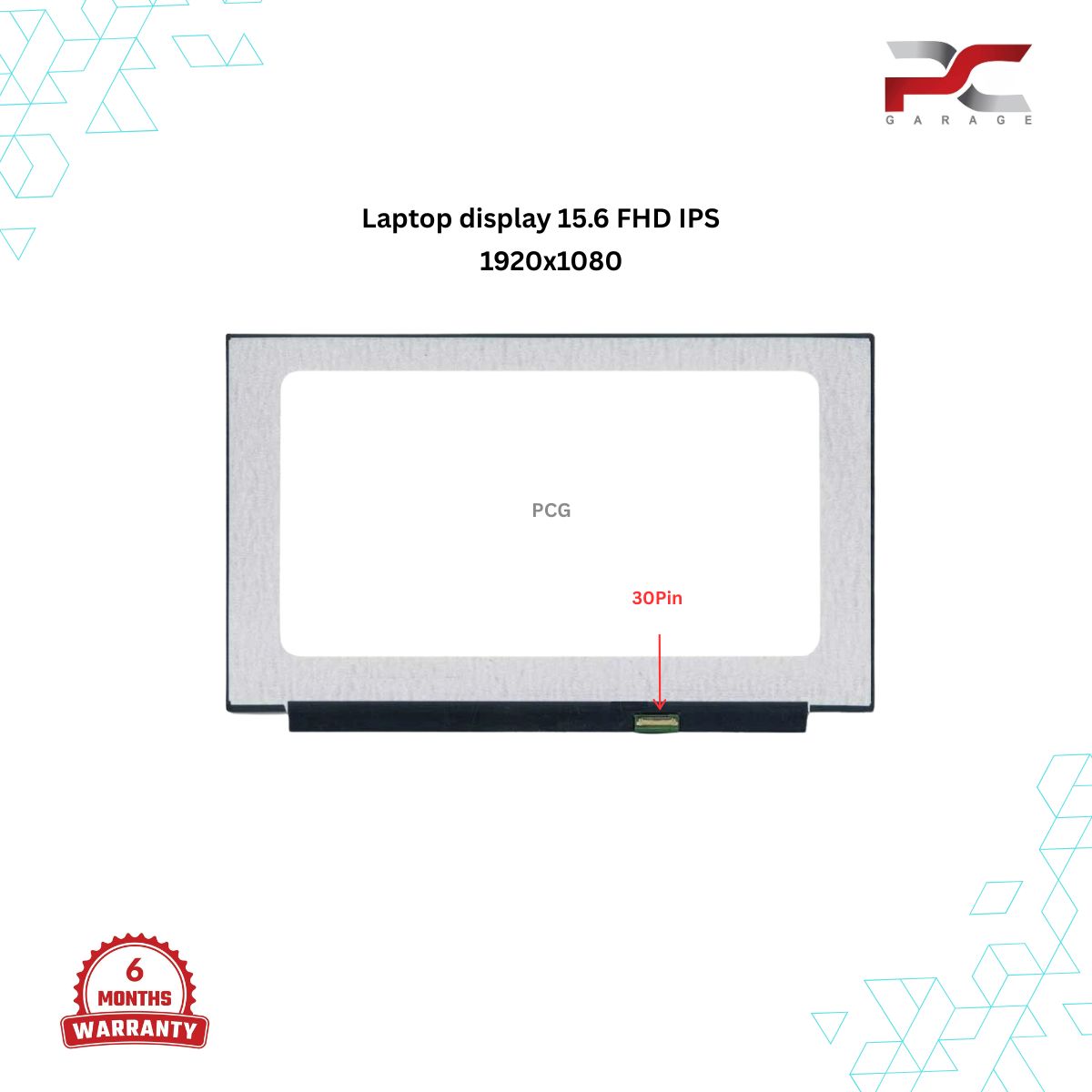 15.6 Inch FHD IPS 30 Pin Laptop Display