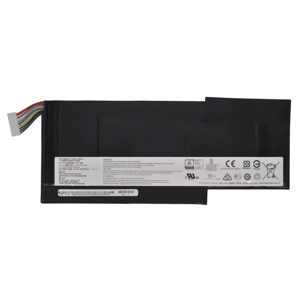 MSI GF63 Thin Laptop Battery BTY-M6K